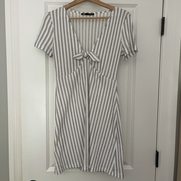 ZARA STRIPED DRESS - Picture 1 of 5